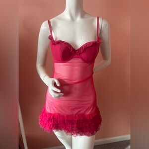 Victoria’s Secret Sexy Little Things Hot Pink Babydoll